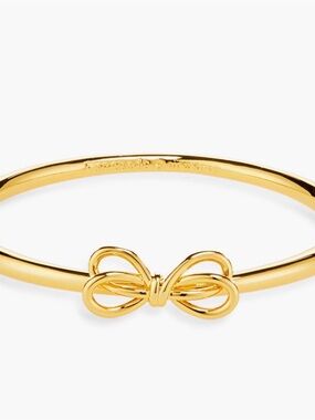 kate spade Gold Bow-Detail Bangle Bracelet